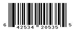 642534205355 barcode