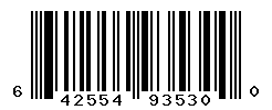 UPC barcode number 642554935300