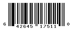 UPC barcode number 642645175110