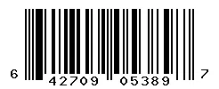 UPC barcode 642709053897