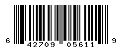 UPC barcode number 642709056119