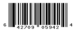 UPC barcode 642709059424