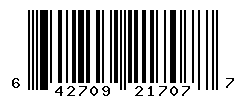 upc 642709217077 barcode image