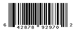 UPC barcode number 642878929702