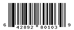 UPC barcode 642892801039