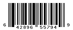 UPC barcode number 642896557949