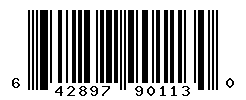 UPC barcode number 642897901130