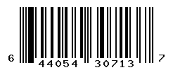 UPC barcode number 644054307137