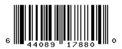 UPC barcode number 6440891178800
