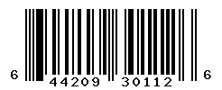 UPC barcode number 644209301126