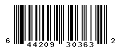 UPC barcode number 644209303632