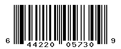 UPC barcode 644220057309