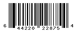 UPC barcode number 644220228754