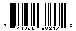 UPC barcode number 644391662470