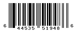 UPC barcode number 644535519486