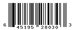 UPC barcode 645195280303