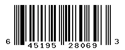 UPC barcode 645195280693