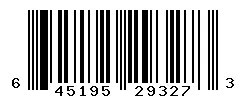 UPC 645195293273 barcode image
