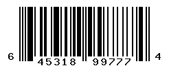 UPC barcode 645318997774