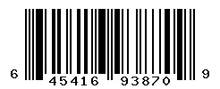 645416938709 barcode