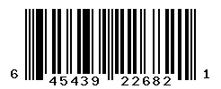 UPC barcode 645439226821