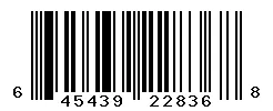 UPC barcode 645439228368