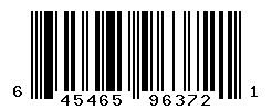 UPC barcode number 645465963721