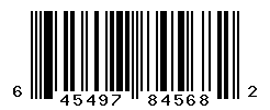 UPC barcode number 645497845682