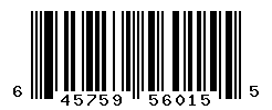 UPC barcode number 645759560155