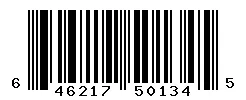 UPC barcode 646217501345