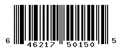 UPC barcode 646217501505