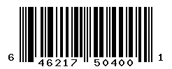 UPC barcode 646217504001