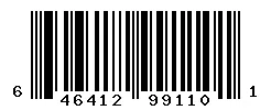 UPC barcode 646412991101