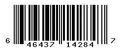 UPC barcode 646437142847