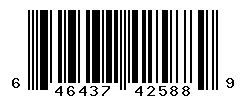 UPC barcode 646437425889