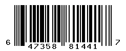 UPC barcode 647358814417