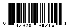 UPC barcode number 647929987151