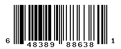 UPC barcode number 648389886381