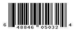 UPC barcode number 648846050324