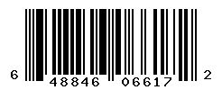 UPC barcode number 648846066172