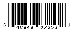 UPC barcode number 648846072531