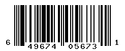 UPC barcode number 649674056731