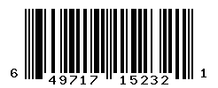 UPC barcode number 649717152321