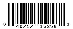 upc 649717152581 barcode image