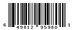 UPC barcode number 649812959801