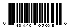 UPC barcode number 649870020390