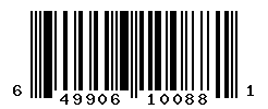 UPC barcode number 649906100881