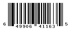 UPC barcode 649906411635