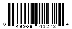 UPC barcode 649906412724