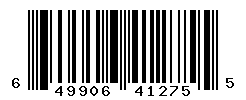 UPC barcode number 649906412755